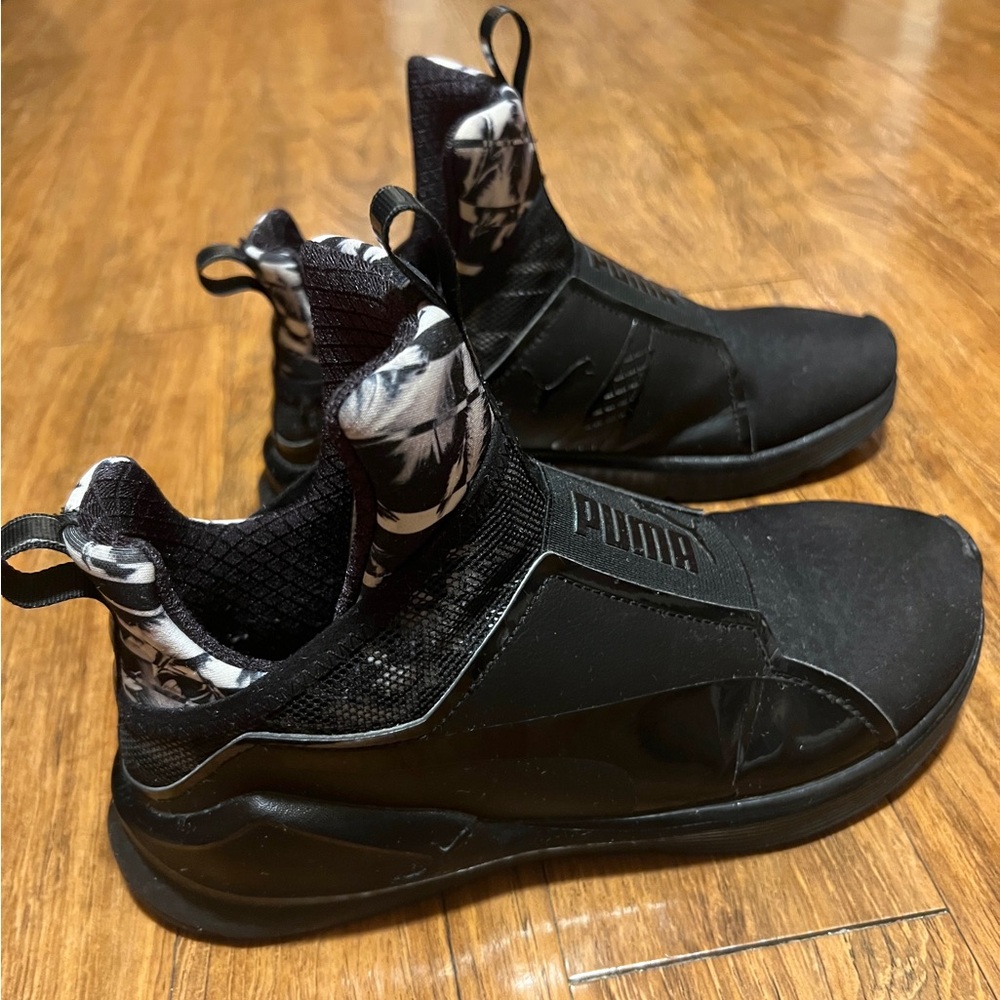 Puma Black and White Sneakers